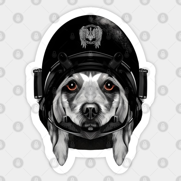 Military dog Sticker by Mammoths